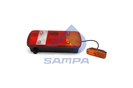 SAMPA 024081 Фонарь задний MAN TGA,TGL,TGM,TGS,TGX правый (с габаритом) АМР разъем снизу SAMPA