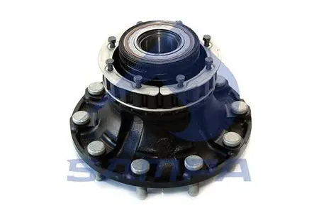 SAMPA 0330132 Ступица VOLVO передняя (с подшипником,шпильками) SAMPA