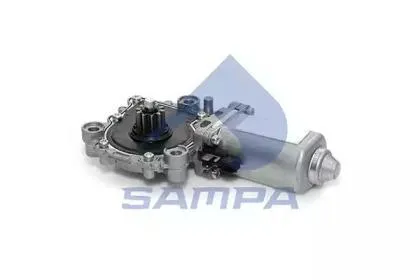 SAMPA 034157 Мотор-редуктор стеклоподъемника SCANIA VOLVO правый SAMPA