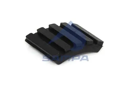 SAMPA 040077 Накладка педали SCANIA сцепления,тормоза (65х60х12) SAMPA