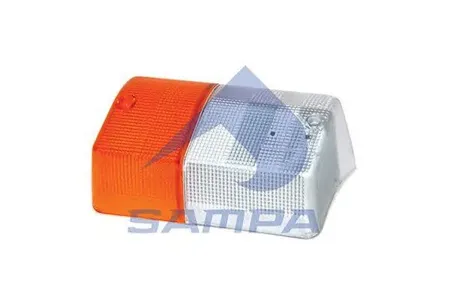 SAMPA 042055 Рассеиватель SCANIA 2,3 series повторителя поворота правый желтый SAMPA