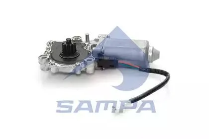 SAMPA 043197 Мотор-редуктор стеклоподъемника SCANIA P,G,R,T,4 series двери правой SAMPA