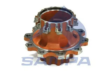 SAMPA 0502981 Ступица DAF 75CF,85CF,95XF задняя (без подшипника) SAMPA