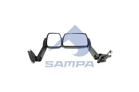 SAMPA 061187 Ремкомплект зеркала боковое Iveco Stralis правое двойное в сборе с кронштейном