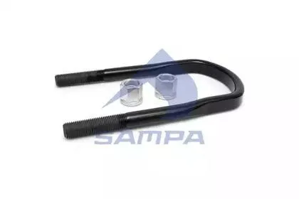 SAMPA 0704891 Стремянка BPW рессоры (М22х2.5мм/290х152мм) U-образная верх плоского сечения SAMPA