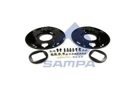 SAMPA 070532 Щиток BPW барабана тормозного пылезащитный (комплект на ось, 160x470х33мм SN4218) SAMPA