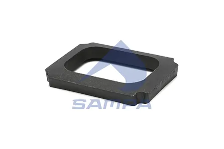 SAMPA 071045 Пластина кронштейна рессоры (м)72.5x60x12BPW