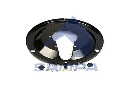SAMPA 075519 Щиток SAF барабана тормозного пылезащитный (на сторону, 420x120мм) SAMPA