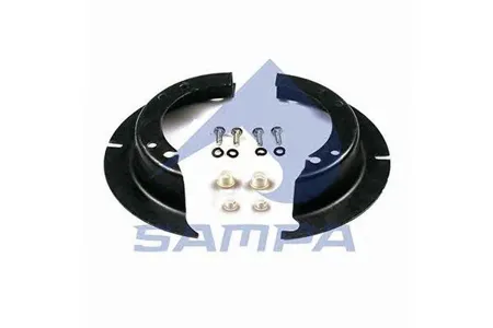 SAMPA 075523 Щиток SAF барабана тормозного пылезащитный (на сторону, 300x200мм) SAMPA