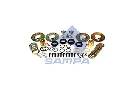 SAMPA 075528 Ремкомплект SAF вала тормозного (втулки,крышки,стопоры,уплотнения) SAMPA