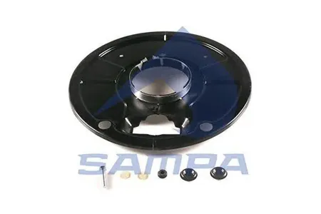 SAMPA 075576 щитки пылезащитные комплект 1 на сторону c хомутомSAF SNK367