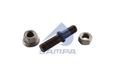 SAMPA 075599 Шпилька колеса SAF (M22x1.5,M22x1.5,L=112) в сборе (гайки 04029,06425) SAMPA