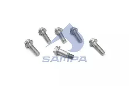 SAMPA 075617 Болт SAF крепления диска тормозного комплект 6шт.