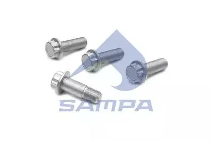 SAMPA 075619 Болт SAF крепления диска тормозного комплект 4шт. SAMPA