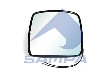 SAMPA 079453 Зеркало боковое RENAULT Premium,Midlum левое/правое дополнительное с подогревом SAMPA