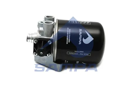 SAMPA 091062 Осушитель воздуха SCANIA VOLVO с подогревом 12Bar SAMPA