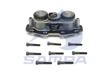 SAMPA 094607 Ремкомплект суппорта MERITOR Elsa (корпус направляющих в сборе,прокладка,Болты)