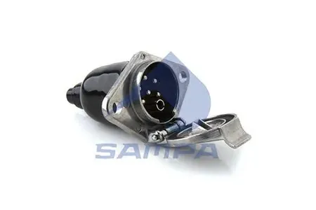 SAMPA 095015 Разъем электрический прицепа ISO 3731 Type S 7-полюсный (розетка металл) клемм. соед. SAMPA