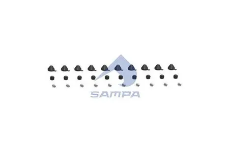 SAMPA 095523 Ремкомплект суппорта KNORR для регулировки (20 заглушек, 10 гайк)