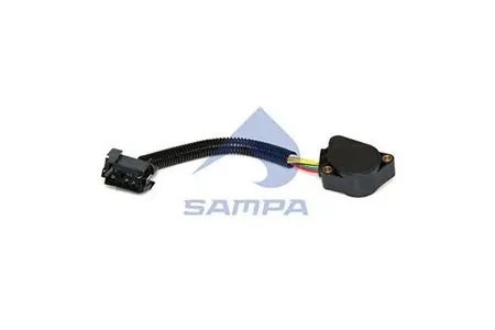 SAMPA 096229 потенциометр педали газа 5-pin черн. прямоуг. фишка Volvo FH12
