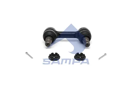 SAMPA 0971143 Тяга стабилизатора переднего L=130mm Scania
