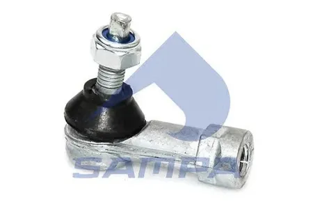 SAMPA 100008 наконечник тяги КПП левый L=55 M10(с гайкой)M12x1.75 LHT MAN, Mercedes , Daf , Scania