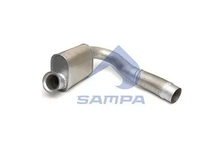 SAMPA 201059 Труба выхлопная глушителя MERCEDES Axor (нерж) SAMPA