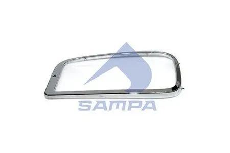 SAMPA 201062 окантовка фары левая хром. Mercedes Axor