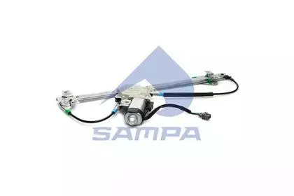 SAMPA 204154 электродвигатель стеклоподъемника левый с механизмом Mercedes Actros Axor