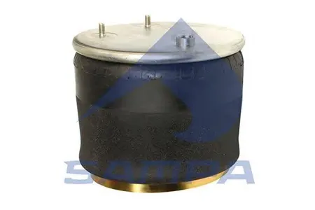 SAMPA SP55836K10 пневмоподушка в сбореверх 1шпштM22x1.5 2шп.M10 низ отв.M16 поршень сталь Daf CF6575