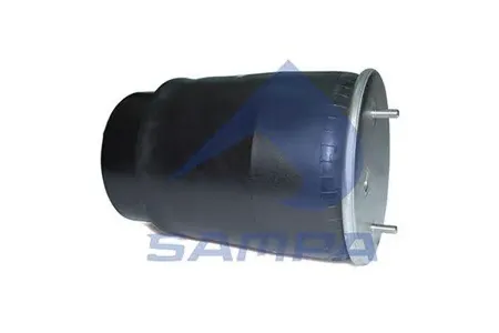 SAMPA SP55940KP пневмоподушка с пластиковым стаканом 940MB h=423 2шп.M12смещ.25. 1отв.штуц.M22.. BPW
