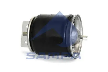 SAMPA SP559781KA пневмоподушка со стак. h395 стакан алюмин. 1шп. 1шп.-штуц FRL