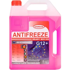 SAMSON 800992 Samson EU-Standard G12+ 5KG антифриз красный, готовый Carboxylate long life