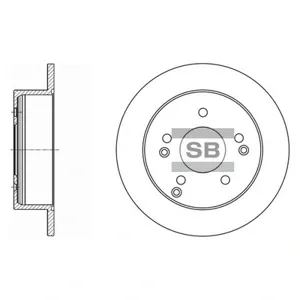 SANGSIN SD1006 Диск тормозной