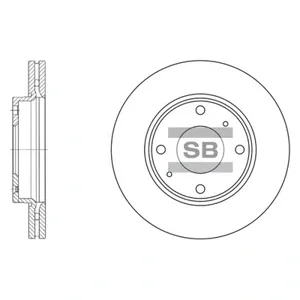 SANGSIN SD1016 Диск торм.перед. Hyunday Elantra Matrix 1.61.82.0i1.52.0CRDi 00-06
