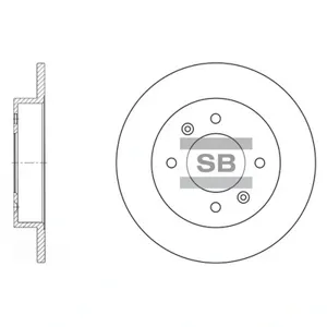 SANGSIN SD1017 Диск торм.задний Hyundai Lantra 1.5-1.9D 90>
