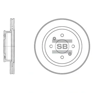 SANGSIN SD1021 Диск торм.перед. Hyundai Getz 1.1-1.5D 02>
