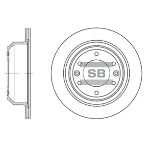 SANGSIN SD1032 Диск тормозной