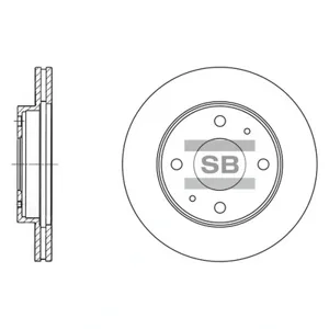 SANGSIN SD1042 Диск тормозной