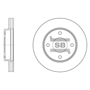 SANGSIN SD1043 Диск торм.перед. Hyundai Lantra Sonata 1.6-2.51.9D 95-01