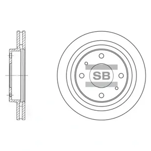 SANGSIN SD1045 Диск тормозной