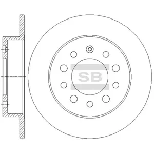 SANGSIN SD1083 Диск тормозной