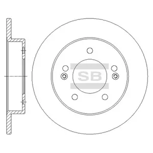 SANGSIN SD1106 Диск торм.зад.