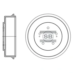 SANGSIN SD1120 Барабан тормозной