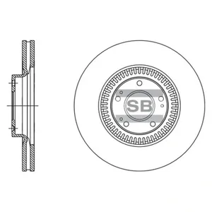 SANGSIN SD1127 Диск тормозной