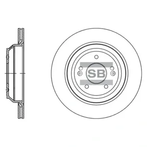 SANGSIN SD1134 Диск тормозной