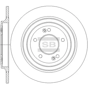 SANGSIN SD1152 Диск тормозной