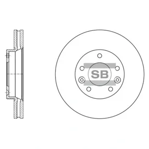SANGSIN SD2004 Диск тормозной