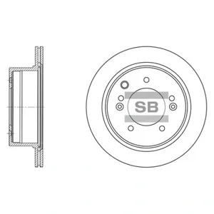 SANGSIN SD2013 Диск тормозной