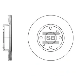 SANGSIN SD2023 Диск тормозной Mazda 323 89-00